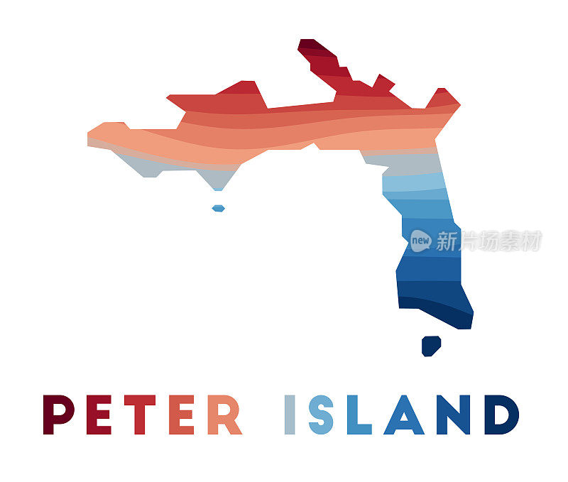 Peter Island map.